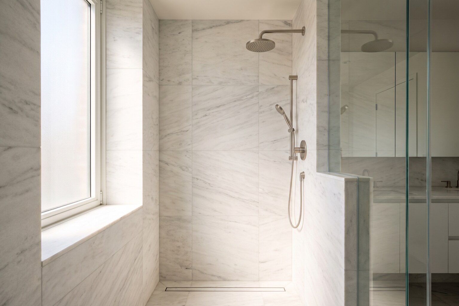How to clean marble tile shower walls without damaging the stone - M&T Surface Protectors